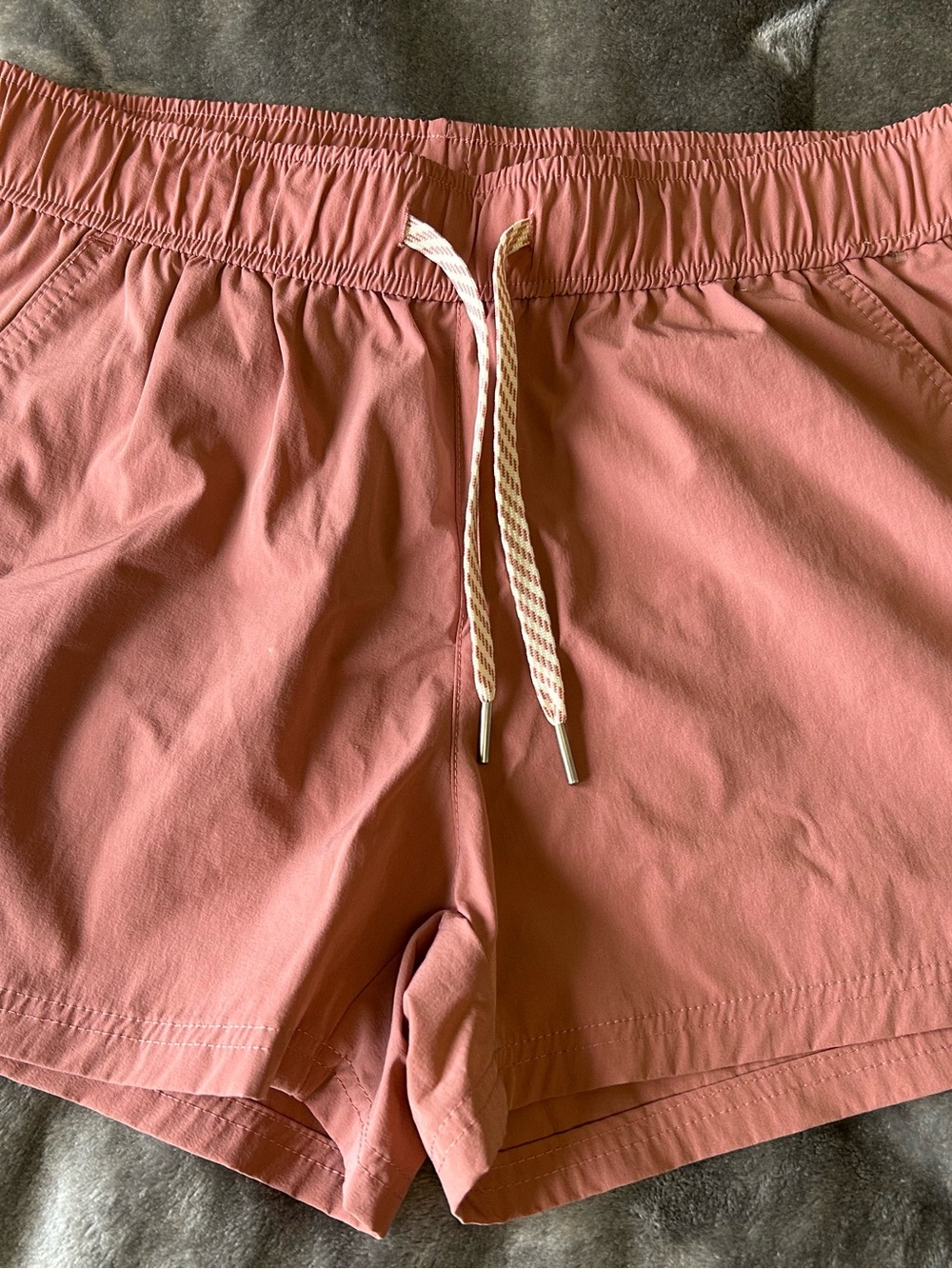 Avalanche Women’s Athletic Drawstring Shorts in Dusty Rose